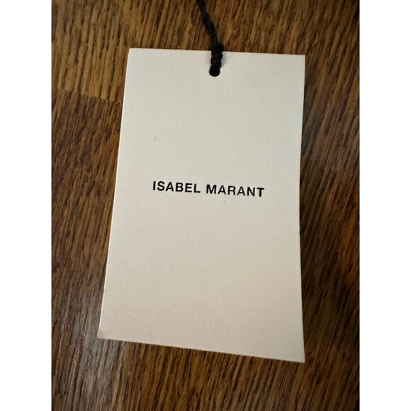 Isabel Marant Women's Rabea Keyhole Sleeveless Crepe Midi Dress Black Sz 36 NWT - Picture 6 of 10